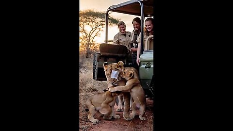 From Horn Strike to Survival The Rescue of a Mother Lion