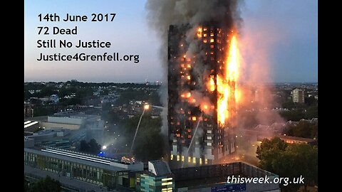 72 dead, no justice in UK Government's war on Londoners, Justice4Grenfell.org spokesman Joe Delaney