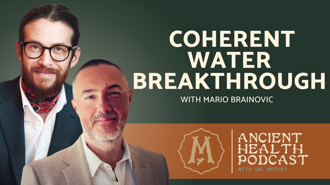 351: Supercharged Water for Mitochondrial health: Coherent Water Explained | Mario Brainovic