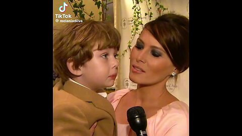 Melania and Young Barron Trump