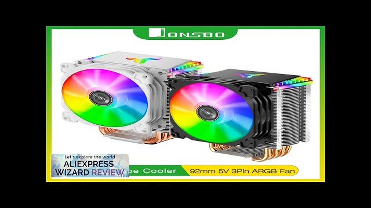 JONSBO CR-1400 CPU Cooler PC Radiator 4 Heat Pipe Tower 5V3Pin CPU Review