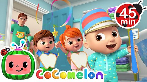 Brush Your Teeth, School Morning Routine with JJ! + MORE CoComelon Nursery Rhymes & Songs