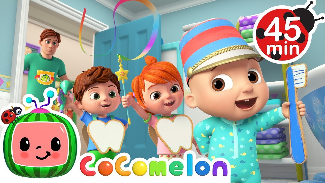 Brush Your Teeth, School Morning Routine with JJ! + MORE CoComelon Nursery Rhymes & Songs