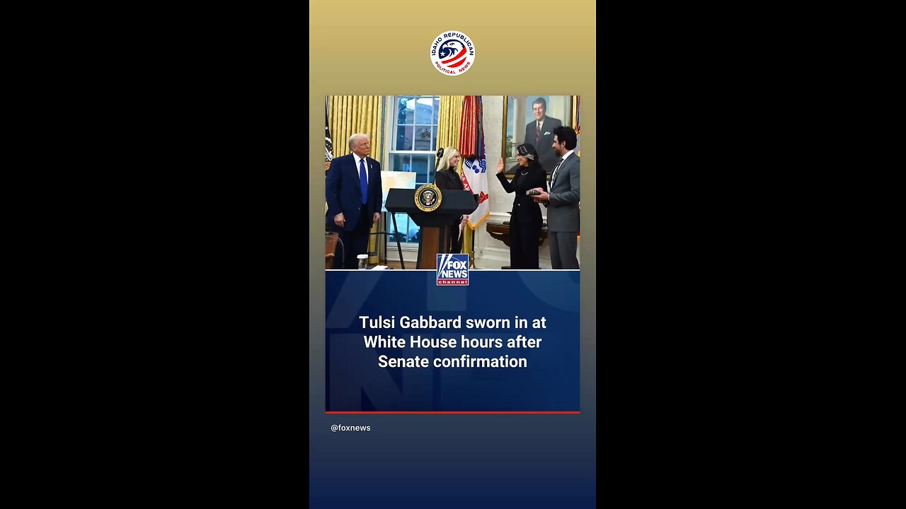 Tulsi Gabbard Confirmed