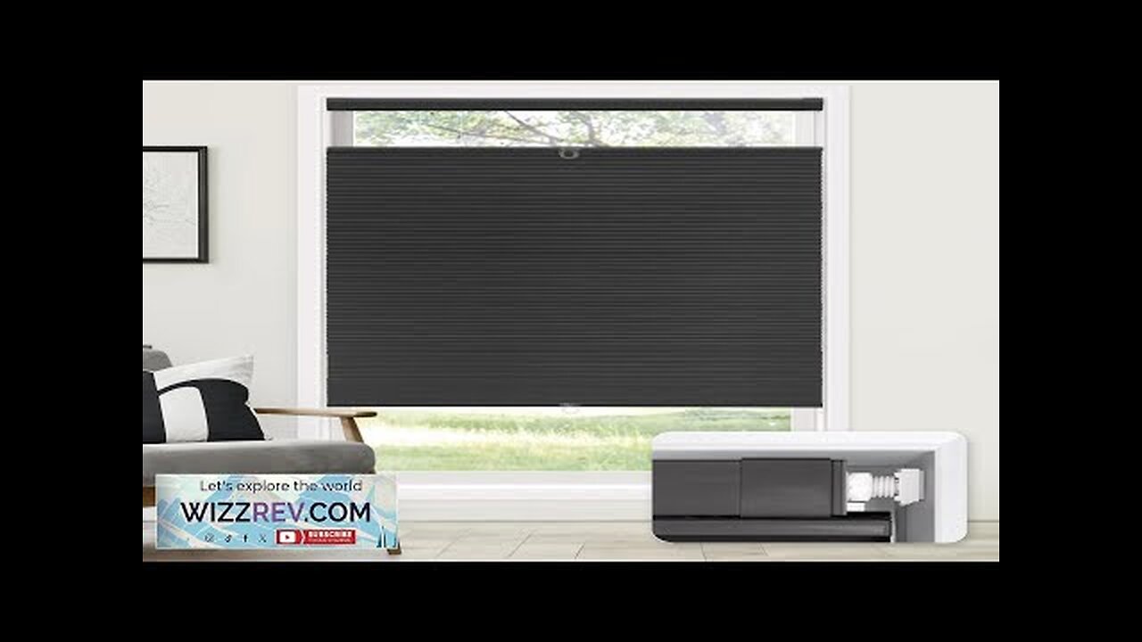 LazBlinds No Tools No Drill Cordless Cellular Shades Custom Cut to Size Review