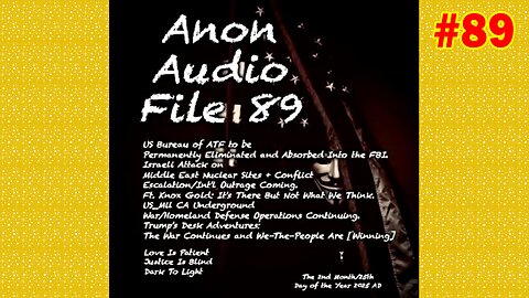 SG Anon Update: US Bureau of ATF To Be Eliminated, Mil Irregular War Ops Ongoing, Q and Ft. Knox: Trust Your President