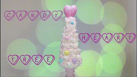 Valentines Candy Heart Tree