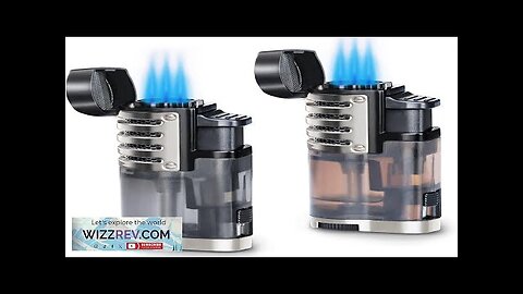 Torch Lighter 2 Pack Triple Jet Flame Butane Torch Lighters Refillable Butane Review