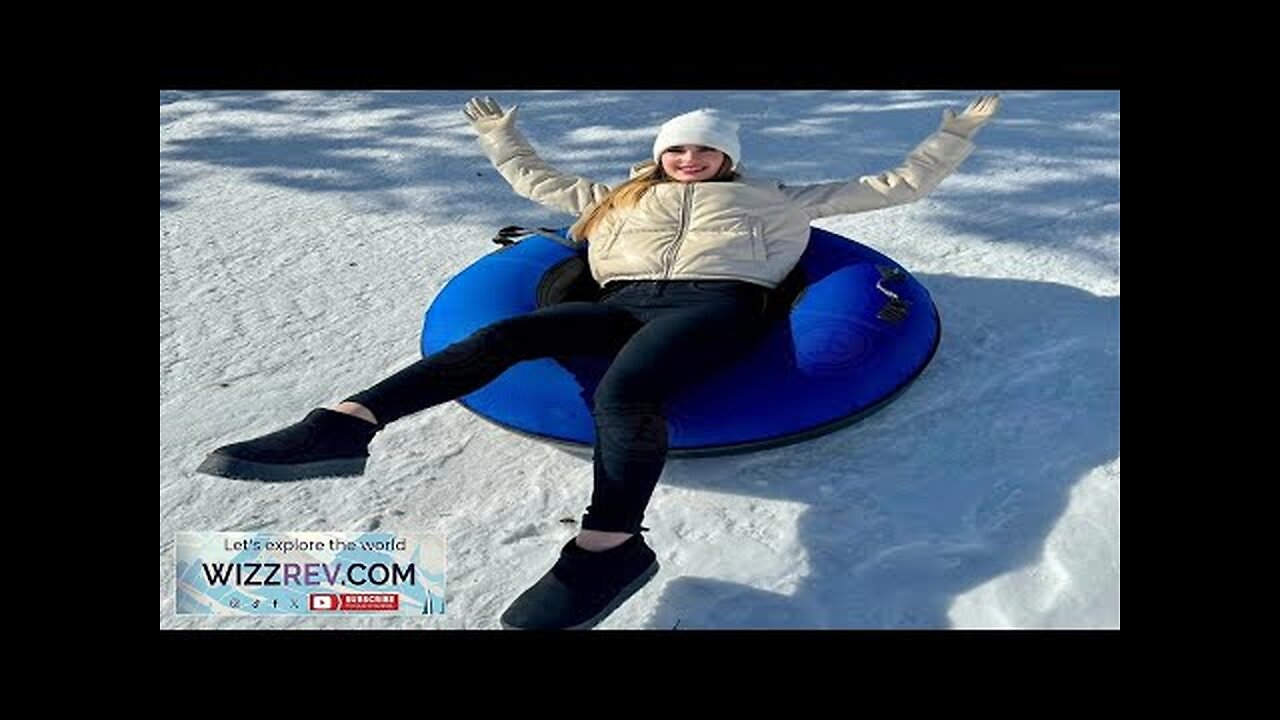 Winter Sport pvc tubing snow sledge slide cold-resistant inflatable snow tubefor kids Review