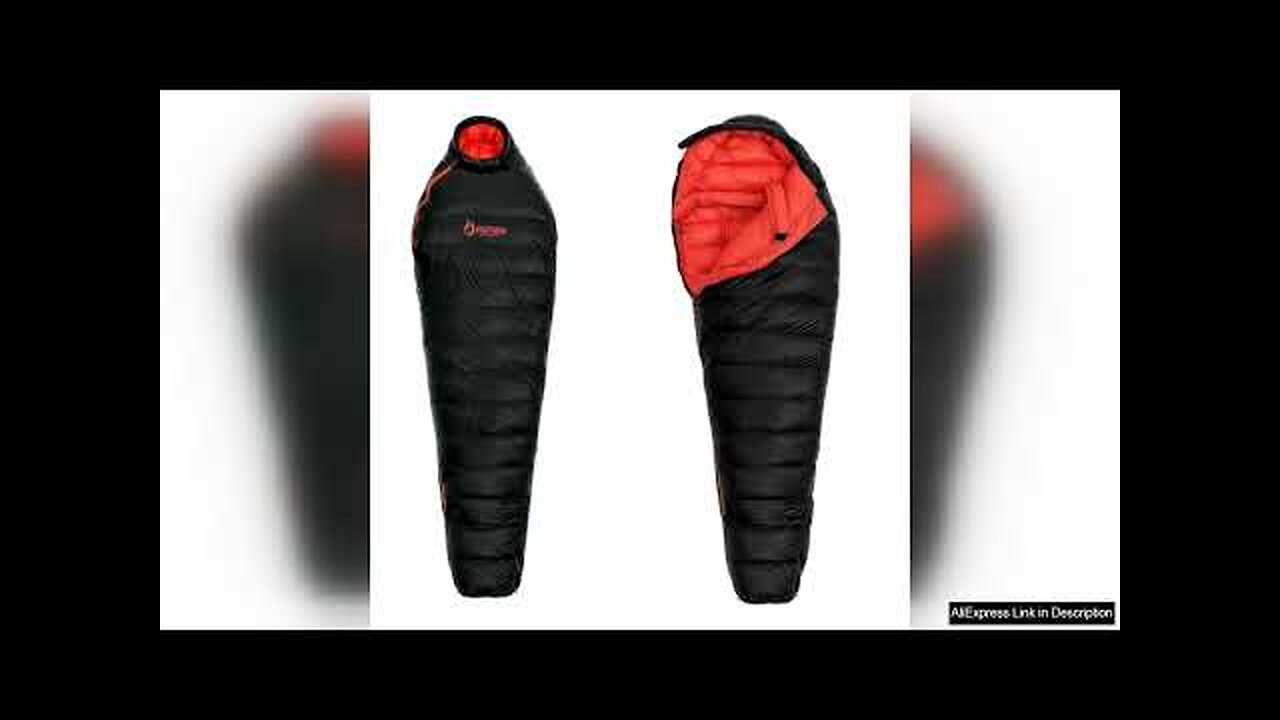 Sleeping Bag 5 F 1100 Fill Power Cool Weather Lightweight Portable Waterproof Review