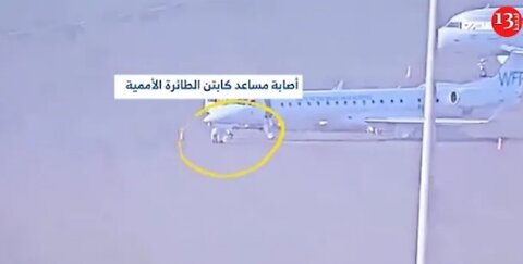 Footage shows WHO chief running inside Yemeni airport that was hit by Israeli strikes