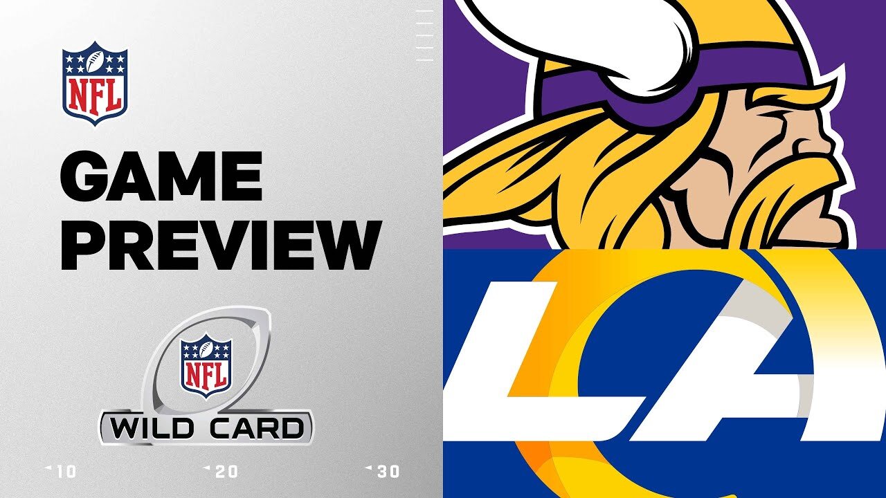 Minnesota Vikings vs. Los Angeles Rams | 2024 Wild Card Preview #NFL #Football #AmericanFootball