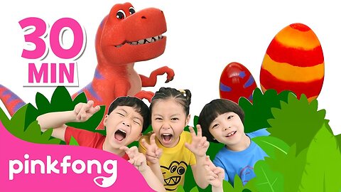 💃🕺 Dance & Sing Along with Dinosaurs + More! Easter Special Compilation Pinkfong Kids Songs