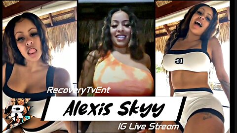 Alexis Skyy dancing with friend on vacation