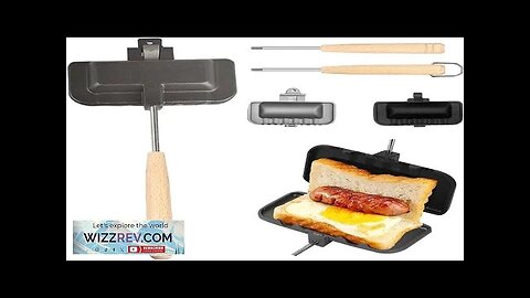 Hot Sandwich Maker Double Sided Sandwich Roll Sealed Grill Pan Non-Stick Hot Review