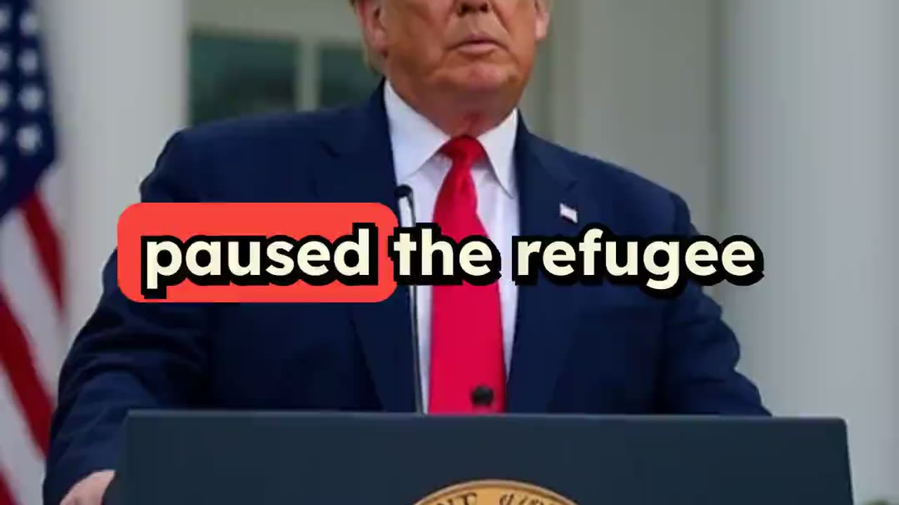 Stranded Dreams: Trump's Refugee Travel Ban Sparks Outcry 🌍 #Immigration