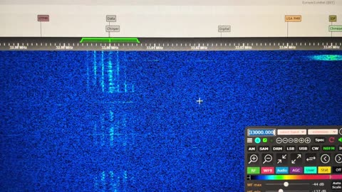 27.940 Data Stream + POCSAG Paging 27940 kHz 11 Meter Band [G8JNJ SDR] September