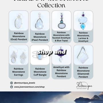 Rainbow #moonstone – The Stone of New Beginnings #antouniquejewels #crystaljewellery #crystals