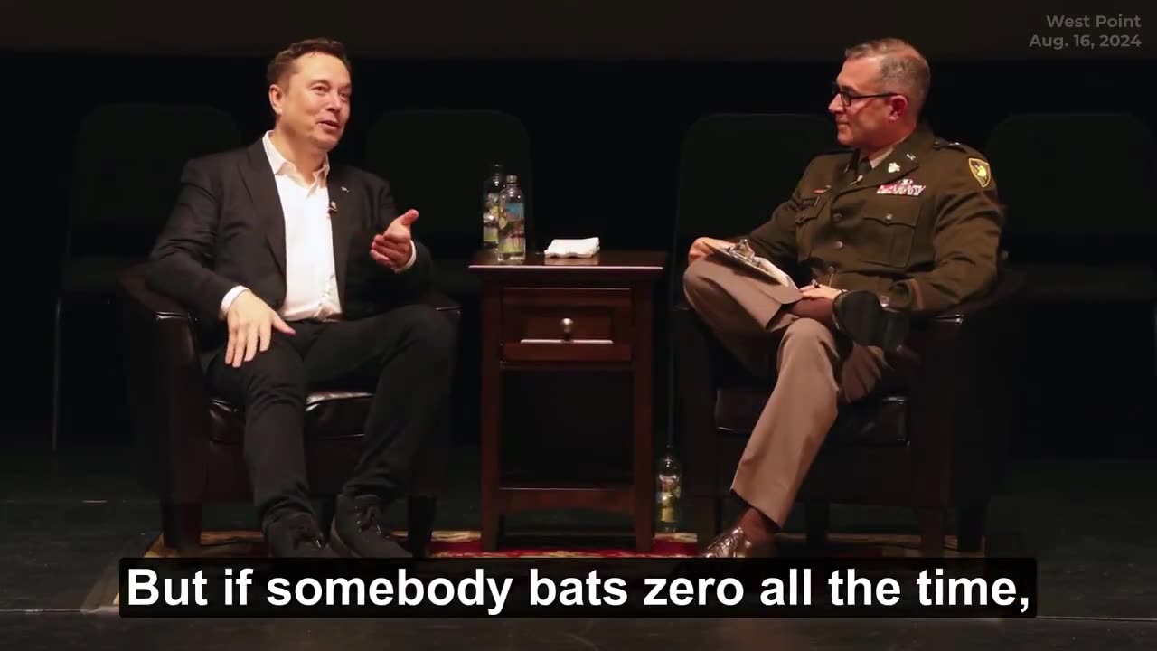 ELON MUSK: Some of the time you have to fail to achieve success