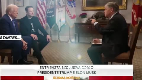 ELON MUSK E DONALD TRUMP. EM ENTREVISTA JUNTOS