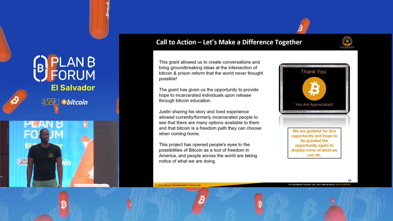From Bars To Bitcoin Reentry Project - Plan ₿ Forum El Salvador 2025