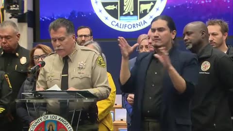 Los Angeles officials give update on wildfires