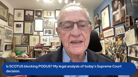 Is SCOTUS blocking PODUS? My legal analysis of today's Supreme Court decision.