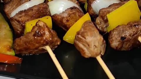 Beef on a stick is the name of the game