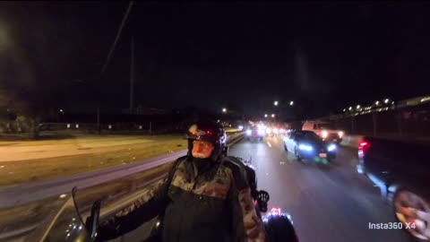 First night ride with heated gear bad DC traffic