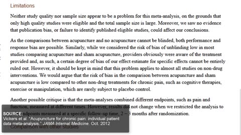 Science Literacy - 6.4 Does Acupuncture Work?