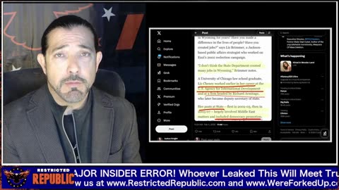Restricted Republic - Insider Breach Whoever Leaked This Will Meet Trumps Wrath 2-7-25