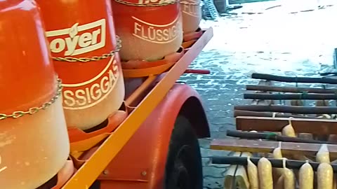 Feldküche im Einsatz