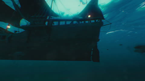 Pirate Ghost Ship 🌊- Thalassophobia Animation 🌊