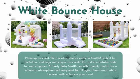 Make Your Event Magical with White Bounce Castle in Seattle