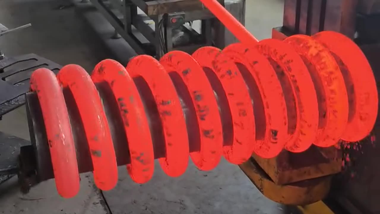 Heavy duty coil soring