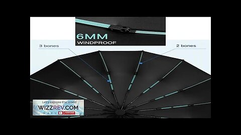 Super Strong 80 Bone Windproof Folding Umbrella for Men WomenLarge Automatic Waterproof Review