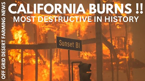 Breaking News: California Burns! Most Destructive Fire Ever - No Containment! A Living Hell Unfolds!