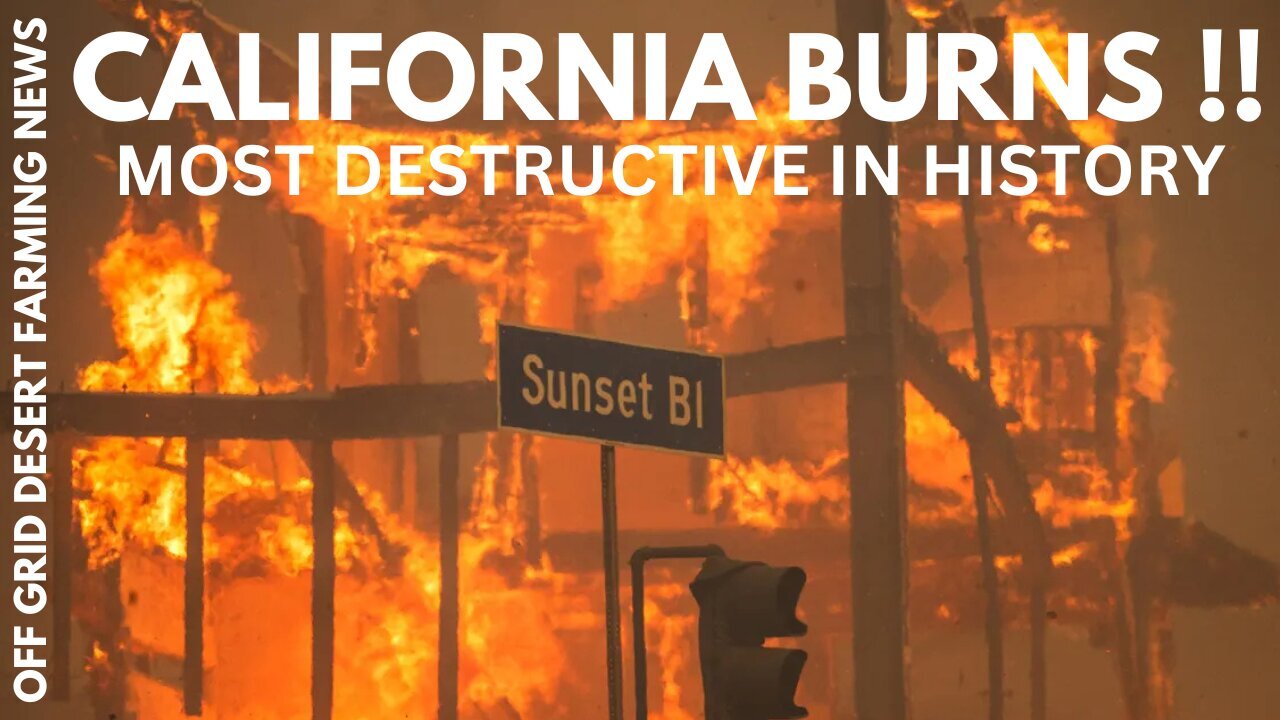 Breaking News: California Burns! Most Destructive Fire Ever - No Containment! A Living Hell Unfolds!