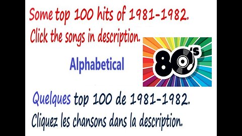 Top 100 Hits 1981-82 __ v.1 TEMP. __ Audio