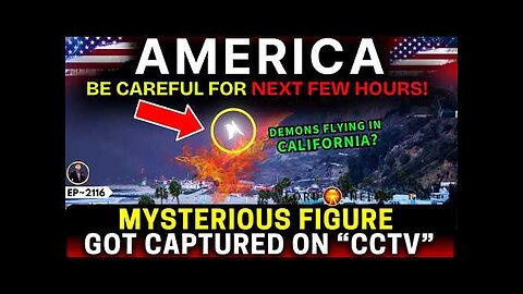 A MYSTERIOUS FIGURE GOT CAPTURED ON CCTV IN CA