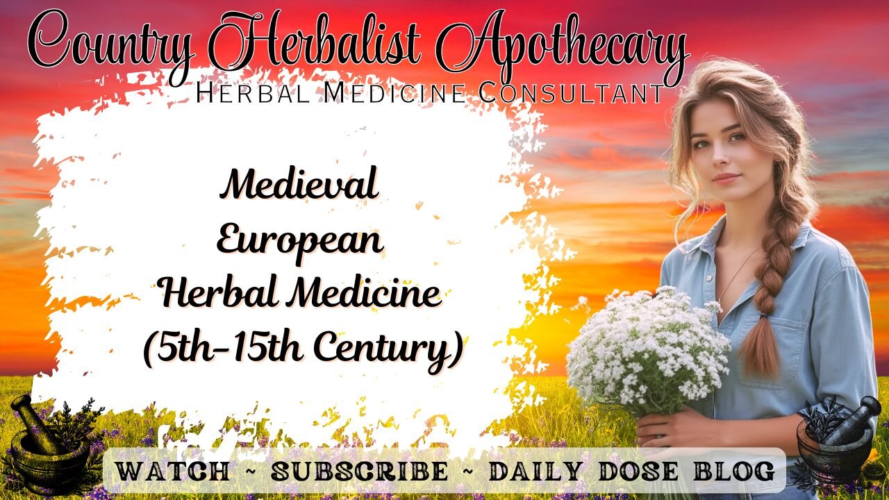 Medieval European Herbal Medicine (5th-15th Century)