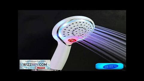 High Pressure Bathroom Handheld Shower Sprayer Faucet Shower Head with LED Water Review