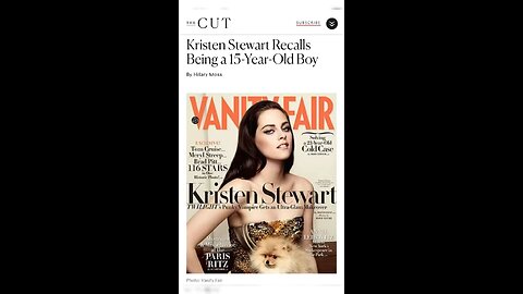 Kristen Stewart is a boy