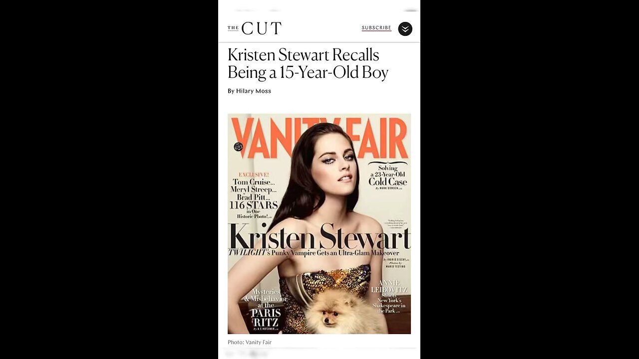 Kristen Stewart is a boy