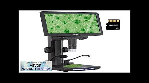 VEVOR 7" HDMI LCD Digital Microscope for Adults Soldering Electron Microscope 1200X Review