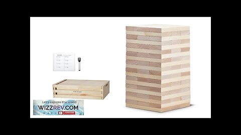 Tumbling Timber Toy 60 Blocks Giant Tumble Tower Blocks Game Pine Wood Review