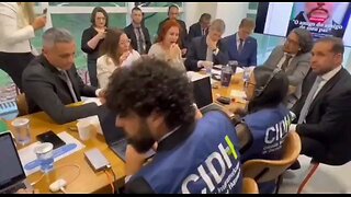 Discurso de Gustavo Gayer ao relator de CIDH