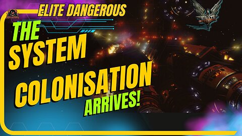 MASSIVE Space Colony Ship Arrives in Elite Dangerous!