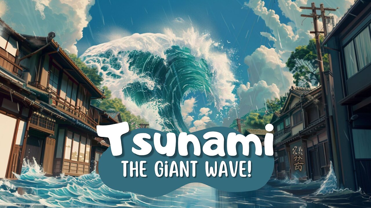 Tsunami: The Giant Wave! 🌊 | Animated Kids Learning Video | Educational & Fun