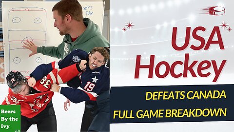 USA Beats Canada Hockey | USA USA USA!!!